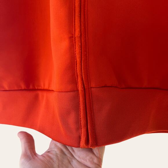 H&M Orange Red Zip Up Long Sleeve Track Jacket Size M - Picture 6 of 8